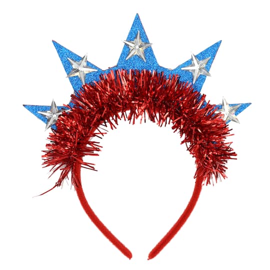 Red, White &#x26; Blue Light-Up Liberty Crown Headband by Celebrate It&#x2122;